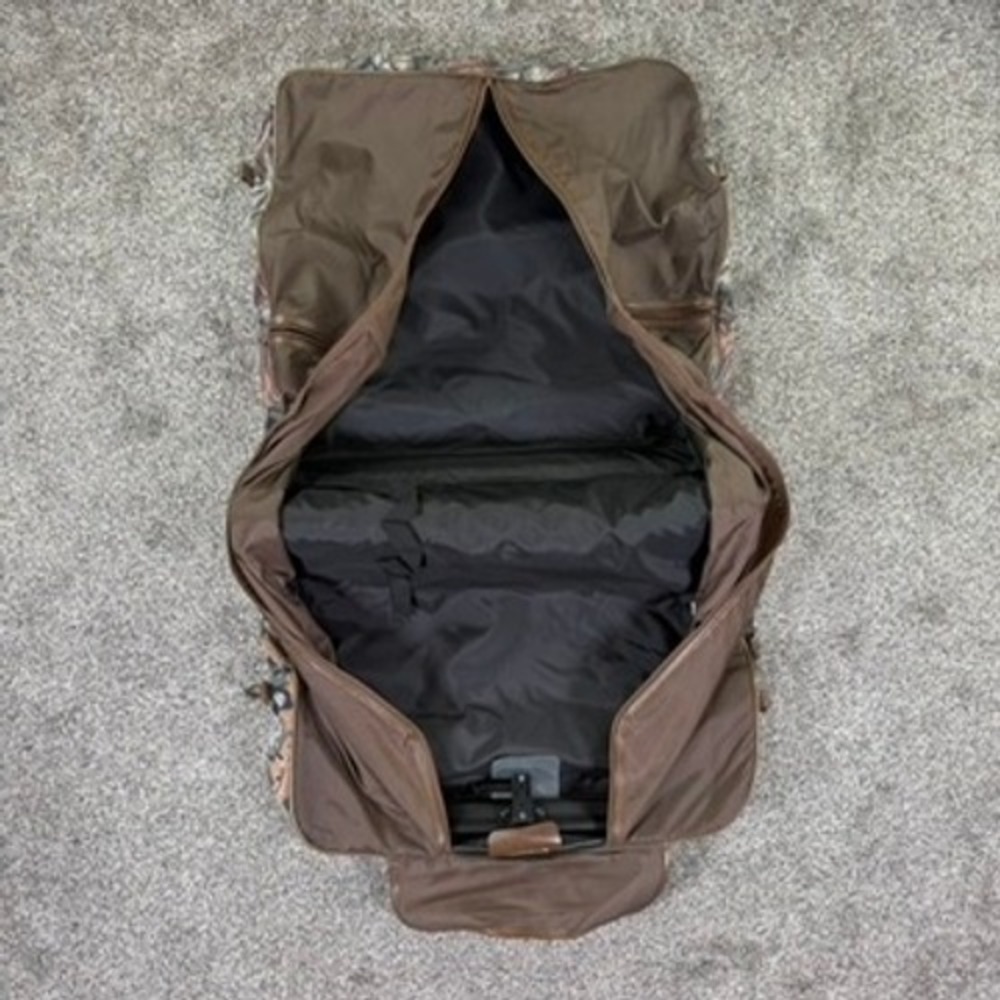 Givenchy Vintage Garment Bag Tropical Floral Tapestry Travel Suit‎ Carrier Brown - Picture 11 of 16
